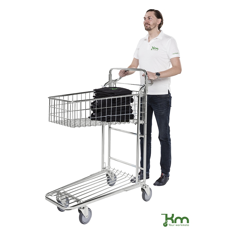 Chariot Ergonomique Panier Profond Dlv France